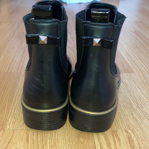 Black Kate Spade Rain Boots like new - Picture 6 of 6